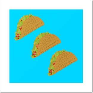 Tres Tacos Posters and Art